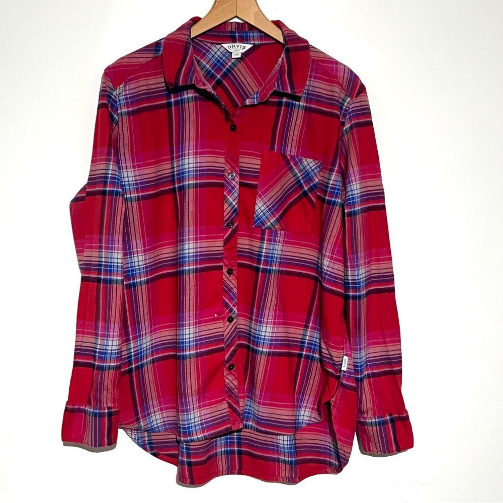 Orvis Red Plaid Flannel